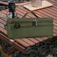 thumbnail image 3 of Camping Cookware Tableware Storage Bag Organizer Multi Storage Cooking Pot Pan Carrier Lightweight Portable Handbag Storage Case for Picnics Green, 3 of 9