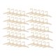 thumbnail image 1 of 50 Pcs Wooden Baby Hangers Kids Hangers Toddler Hangers With Notches For Children Shirt Coat Pants, 1 of 5