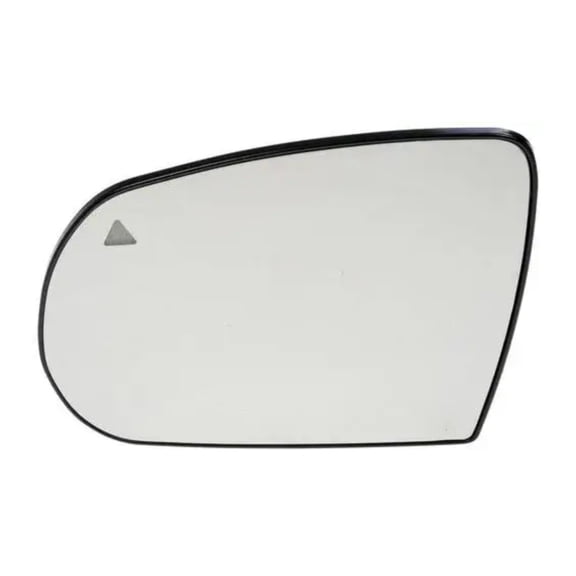 KarParts360 For Jeep Cherokee 2014-2023 Door Mirror Glass Driver Side | Heated | Blind Spot Indicator Plastic, Snap On Attachment | Electric Mirror Adjustment | 7 Inches Diameter