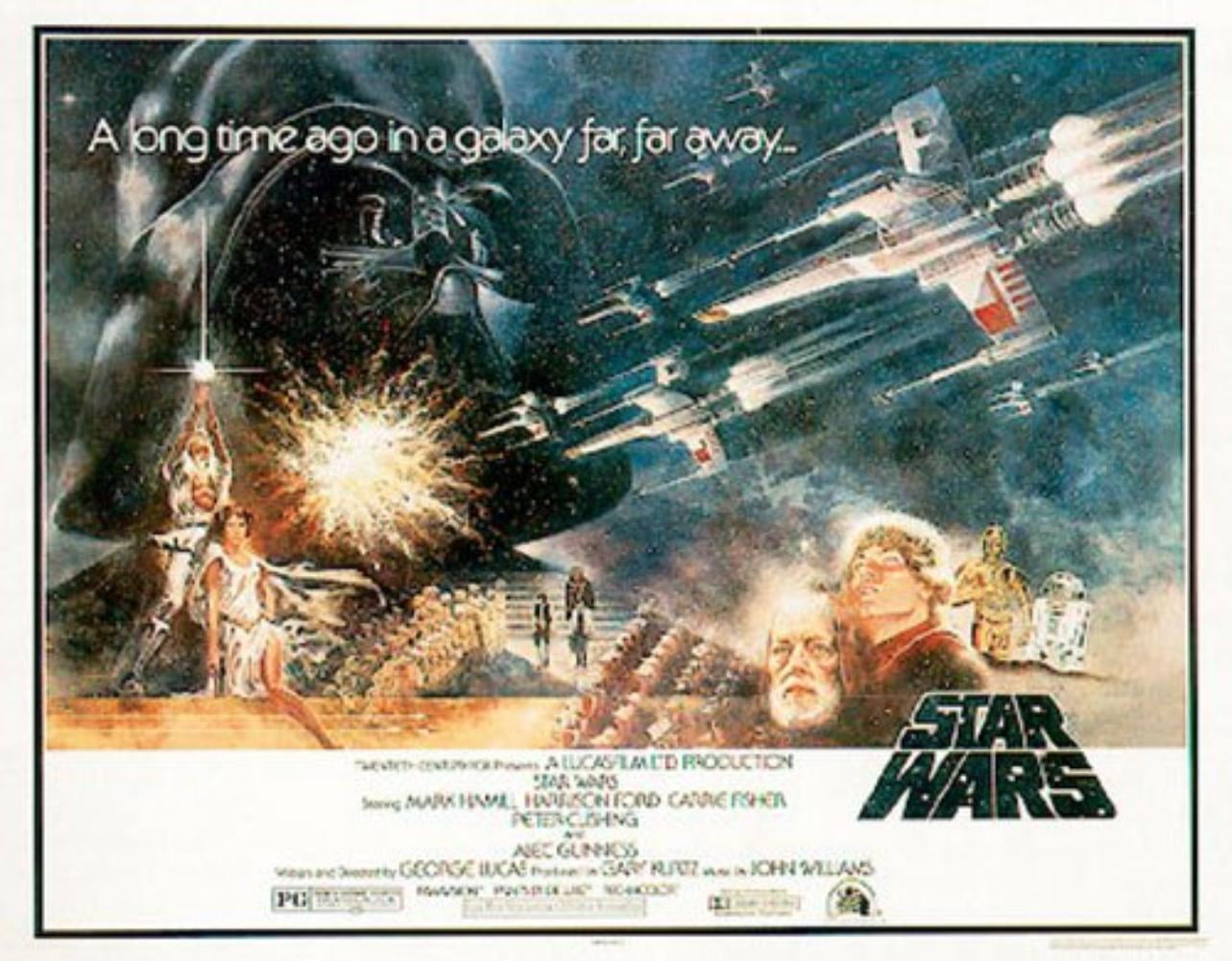 Star Wars: Episode Iv - A New Hope - Movie Poster: Half Sheet (Size: 40'' X 27'') (Poster & Poster Strip Set), Poster & Poster Strips Set By Poster Stop Online,Usa -