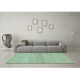 thumbnail image 3 of Ahgly Company Indoor Rectangle Abstract Light Blue Contemporary Area Rugs, 2' x 4', 3 of 4