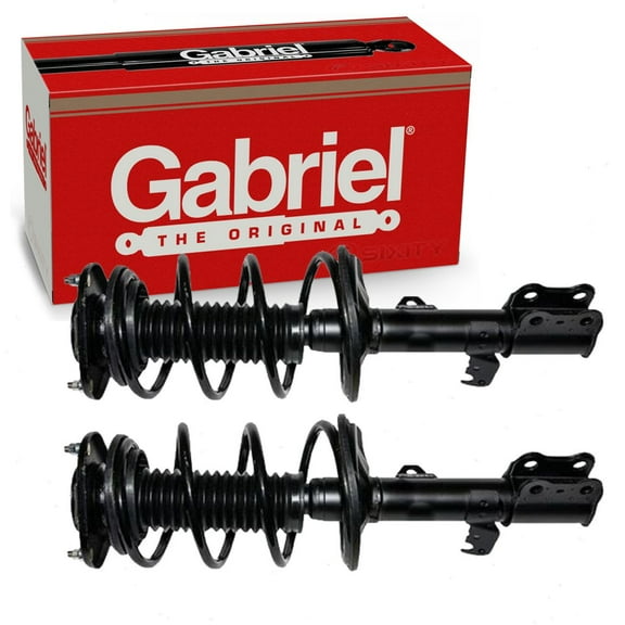 2 pc Gabriel G57115 ReadyMount Suspension Strut & Coil Springs for Assembly Shock Shocks Struts Fits select: 2003-2008 TOYOTA COROLLA