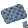thumbnail image 2 of tasrioml Inflatable Seat Cushion Waterproof Wear-Resistant Quick Inflate Deflate Comfortable Air Support Airplane Car Seat Pad, 2 of 8