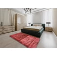 thumbnail image 5 of Ahgly Company Machine Washable Indoor Rectangle Abstract Red Area Rugs, 5' x 8', 5 of 7