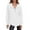 White, variant on Womens Hoodie Casual Crewneck Button Down Long Sleeve Pullover Sweatshirt Top Soft Comfortable Knit Blouse for Everyday Light Purple XL