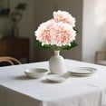 thumbnail image 5 of Hydrangea Artificial Flowers Single Stem Fake Flowers with Leaves for Table Centerpiece,Pink Faux Flowers for Vase Bouquets Arrangement for Wedding Birthday Party Decoration, 5 of 6
