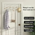 thumbnail image 4 of Wooden Hooks Over The Door Hooks Home Bathroom Organizer Rack Clothes Coat Towel Hanger Hook Behind The Door Kitchen Accessories, 4 of 9