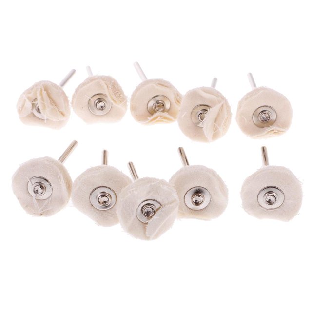 10 piezas de pulido de pulido cepillo de pulido de joyería para herramienta rotativa 3x22mm Sunnimix Cepillos de pulido
