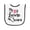 White and Black, variant on Inktastic My 1st Lacrosse Season Baby Terry Cloth Bib