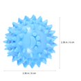 thumbnail image 2 of CHUANK 3pcs Pet Dog Puppy Spikey Balls Funny Tooth Cleaning Interactive Plaything Toy, 2 of 6