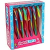 (1) Box Sweetarts Candy Canes - 3 Flavors: Blue Punch, Green Apple, Cherry - 6Pc Individually Wrapped Holiday Candy - Net Wt. 2.64 Oz