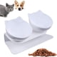 thumbnail image 1 of Cuencos de comida para gatos, cuenco de comida para gatos con soporte elevado, cuenco de comida antideslizante inclinado a 15°, extraíble, antideslizante y a prueba de salpicaduras, para gatos y, 1 of 7
