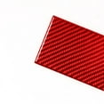 thumbnail image 6 of Soft Carbon Fiber Car Interior Decor Kits Red Carbon Fiber Interior Door A-pillar Cover Trim For Toyota Tacoma 2016-2022 Sticker, 6 of 12
