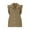Khaki, variant on Womens Puffer Vests Ruffle Sleeveless Lightweight Quilted Vest Fall Winter Padded Gilet Coats Pink, S