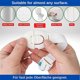 thumbnail image 2 of [12 Pack] Child Safety Cupboard Doors, Soft Strip Safety Drawer Safety Locks with Resistant Adhesive for Cabinets, Fridge, Toilet, 2 of 5