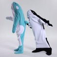 thumbnail image 5 of larppty Whale Blanket Hoodie & Onesie - Soft Plush Whale Costume Pajamas for Sleeping, 5 of 7