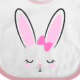 thumbnail image 4 of Inktastic Easter Bunny Girl Face Boys or Girls Baby Bib, 4 of 4