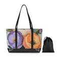 thumbnail image 7 of FORMRS Canvas Laptop Tote Bag for Women with 15.6" Computer Compartments Shoulder Handbag, Bright Flowers, 7 of 7