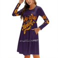 thumbnail image 1 of We Are All In This Together Sweetheart Knot Flared Dress Fashion Design Large Size Loose Dress We Together Motivational, 1 of 5