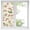 White, variant on Pink Magnolia Window Privacy Film, Floral Branches Leaf Botanical Newspaper Texture Frosted Glass Window Clings Static Cling UV Heat Blocking Reusable Door Sticker for Bathroom 19.6 x 39.3 Inch