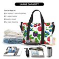 thumbnail image 4 of Travel Duffle Bag Blueberry design strawberry Travel Tote Bags Carry on Luggage Waterproof Weekender Bags with Top Handle Adjustable Shoulde Strap for Travel Gym, 4 of 5