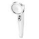 thumbnail image 1 of Cabezal de ducha de plástico ABS Hnadheld Cabezal de rociado de baño de arco ajustable Ducha de baño, blanco plateado Scienceny HA003222-03, 1 of 6