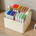 thumbnail image 4 of FUEENIRVA Storage Box Plastic Beige Storage Solution For Household Use 1Pcs, 4 of 8
