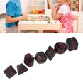 thumbnail image 4 of Juego De Dados, Dados Poliédricos Ligeros De Larga Duración Para Adultos Para Niños Para Juegos De Mesa Para Juegos De Mesa OTVIAP Rojo, 4 of 8