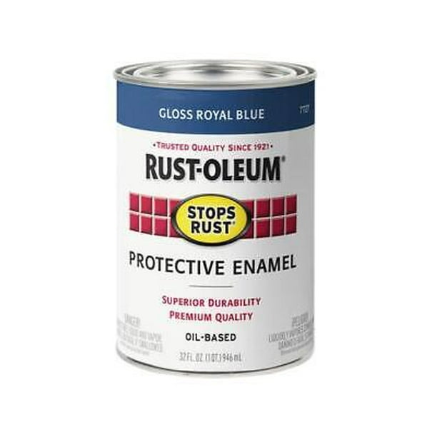 Rustoleum Stops Rust 7727502 1 Quart Royal Blue Protective Enamel Oil