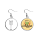 thumbnail image 1 of Copa de martini con su Pendiente del lóbulo de la joyería del pendiente de la hoja del otoño Unbranded M, 1 of 3