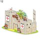 thumbnail image 2 of Gwong Juguete Castle House Jigsaw auto ensamblaje Papel educativo 3D Creativo Building Blocks Puzzle para niños Gwong 30012083, 2 of 6