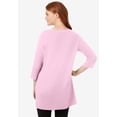 thumbnail image 2 of Woman Within Plus Size Perfect Three-Quarter-Sleeve Scoopneck Tunic, 2 of 6
