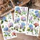 thumbnail image 4 of Juego de 3 calcomanías de flores de hortensia, 4 of 9