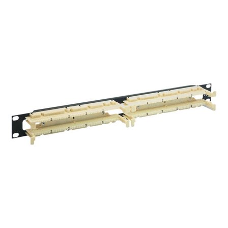 CNAweb 12 Port Vertical Cat6 110 RJ45 Network Patch Panel 568A 568B ...
