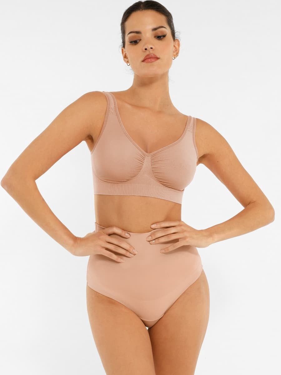 FeelinGirl Women’s Seamless Wireless Full Coverage Bra