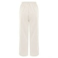 thumbnail image 5 of Women's Relaxed Fit Straight Leg Sweatpants with Elastic Waist and Pockets Comfortable Oversized Lounge Pants, 5 of 8