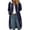 Dark Blue, variant on Winter Jackets for Women, Women's Fashion Solid Color Long Sleeve Cardigan with Pocket Button Top Sweater Knit Hooded Coat Fleece Jacket Women, Winter Coats for Women Black XL