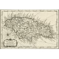 thumbnail image 1 of 24"x36" Gallery Poster, Carte de l'isle de la Jamaica map 1758, 1 of 1