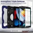 thumbnail image 5 of Iokmax Case for iPad 10.2 inch 9th/8th/7th Generation 2021/2020/2019 with 360 Kickstand Handle Shou lder Strap Heavy Duty Rugged Shockproof Protective Cover, 5 of 6