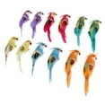 thumbnail image 6 of 12pcs Artificial Simulated Foam Birds Feather Mini Love Birds for Craft Home Ornaments Garden Wedding Decoration Embellishing 10cm/3.93inch (Clip), 6 of 10