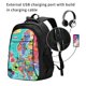 thumbnail image 2 of Easygdp Cartoon Map Of Europe Mochila para Laptop de Viaje con Puerto USB, Mochila para Laptop con Puerto de Carga USB para Mujeres y Hombres, 2 of 7