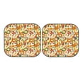 thumbnail image 7 of Goofa Vintage Floral Pattern 2 Piece Car Windshield Sun Shade Foldable | Front Windshield Shade for Sun, Heat and UV Rays | Sunshade for Car Front Window-Large, 7 of 7
