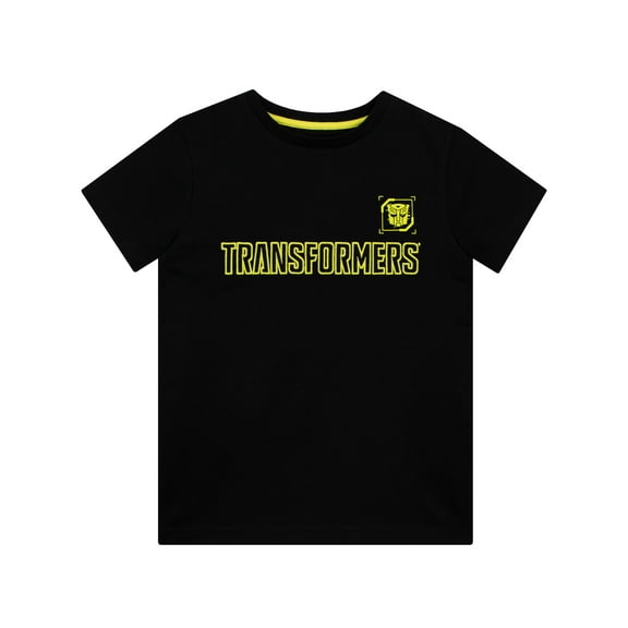Transformers Boys T-Shirt Black Sizes 5-12