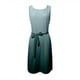 thumbnail image 5 of Vestido informal de verano con cuello redondo para mujer, vestido con estampado degradado, vestido sin mangas con bolsillo y corbata Pompotops  ghjkhdj1700, 5 of 5