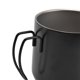 thumbnail image 2 of Taza de agua portátil práctica y duradera de acero inoxidable con asa para el hogar, oficina, restaurante, color negro (sin tapa), 2 of 8