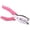 Pink, variant on 6.3" Handheld Hole Punch – Heart Shaped Hole Puncher for Paper and Leather Craft, Thickened Leather Case for Clean and Precise Holes