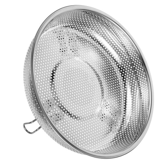 WRISTBIQUE Stainless Steel Steamer Basket for Kitchen Use with Ergonomic Handle Easy Clean Silver 9.5 Inch
