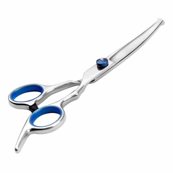 Curved Dog Grooming Scissors,Pet Hair Scissors with Safety Round Tips,Heavy Duty Titanium Stainless Steel,Professional Dogs Cats Pets Grooming Shears