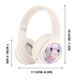 thumbnail image 4 of Auriculares inalámbricos Bluetooth, supraaurales, larga duración de la batería, caqui, 4 of 4