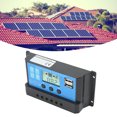 thumbnail image 1 of Regulador Inteligente de Batería Solar Controlador de Carga Solar con LCD Dual USB Industrial Master Chip Regulador de Panel Solar para Farola 12V 24V ANGGREK Otros, 1 of 8